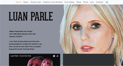 Desktop Screenshot of luanparle.com